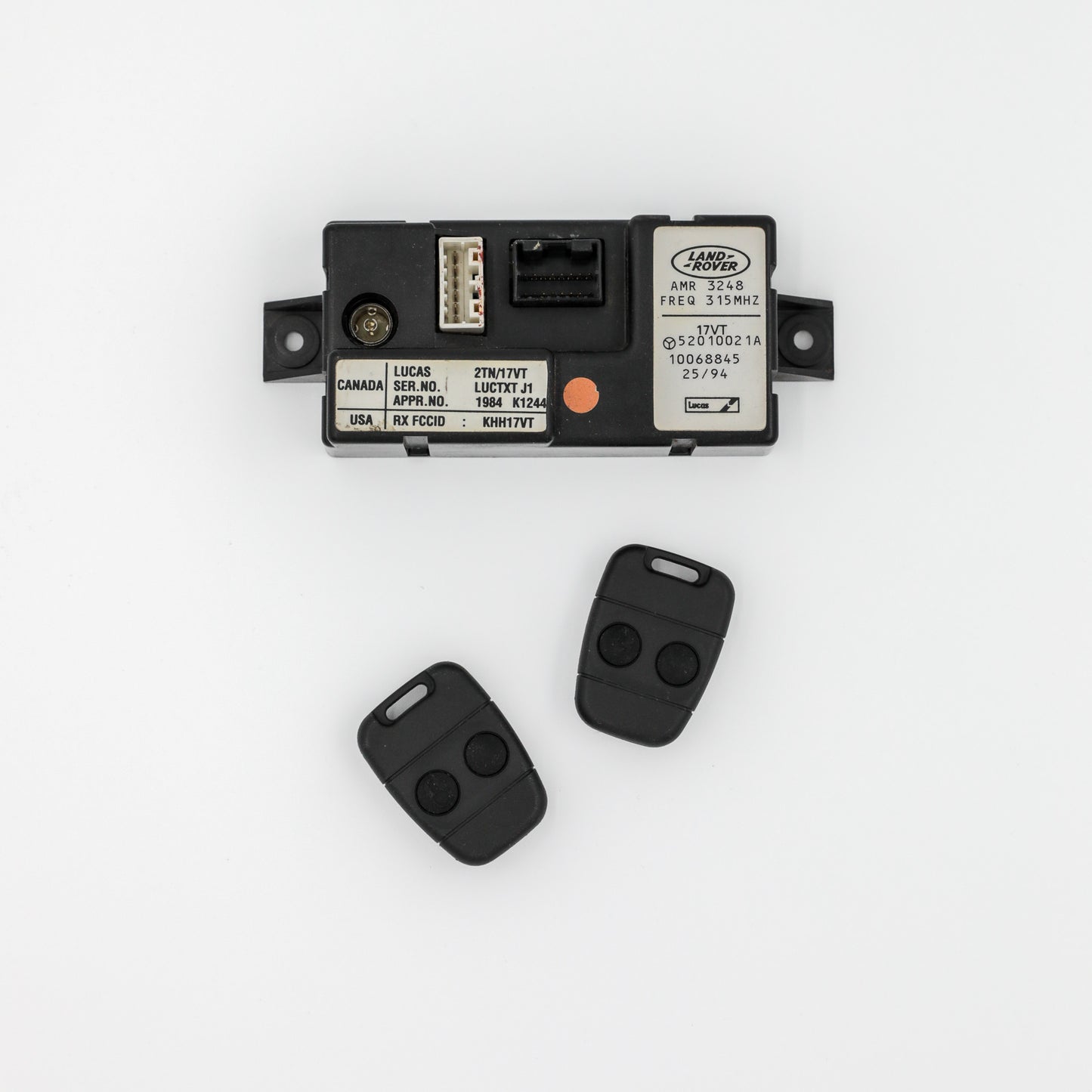 Rebuilt Alarm ECU w/ New Fobs