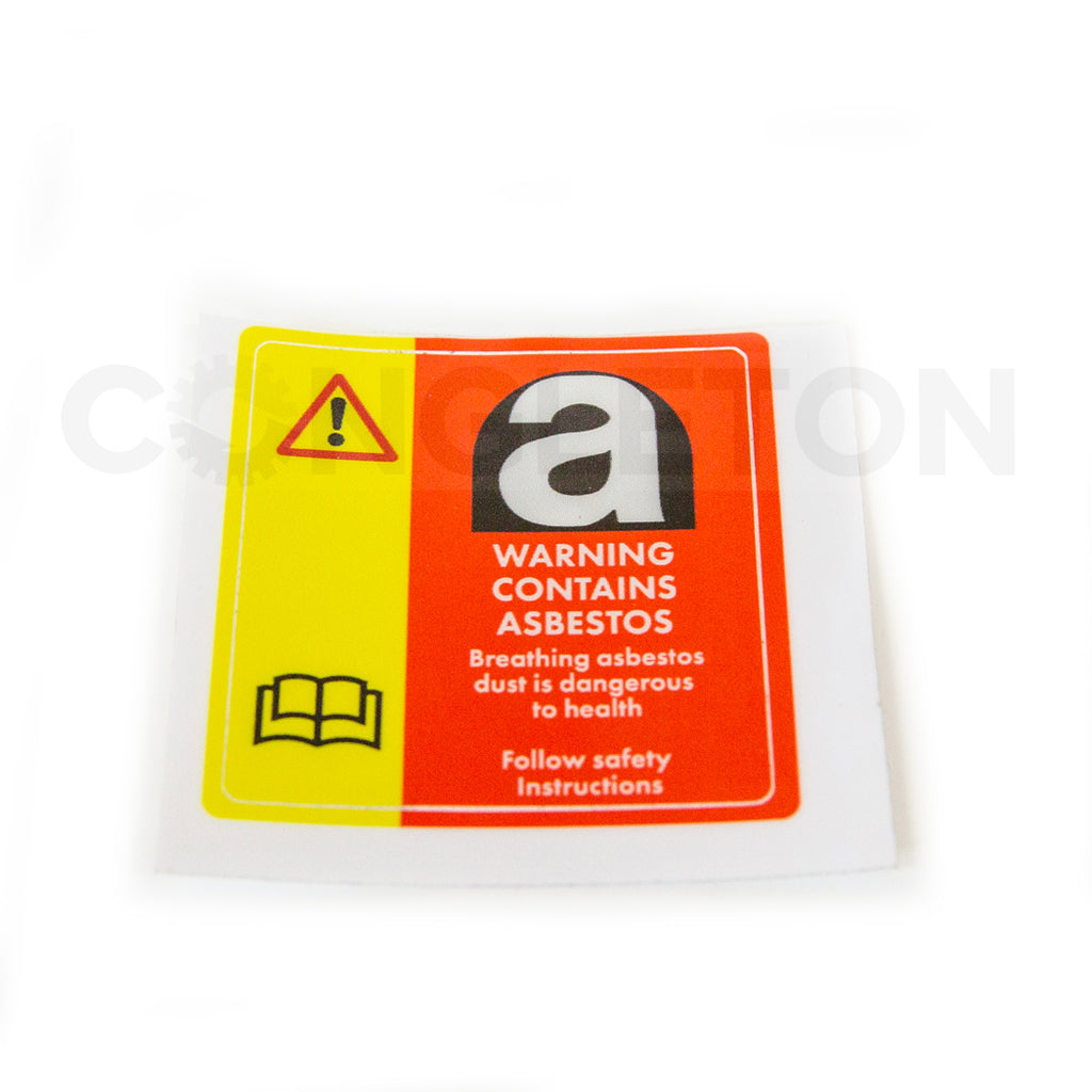 1987-1989 Range Rover Classic Asbestos Sticker