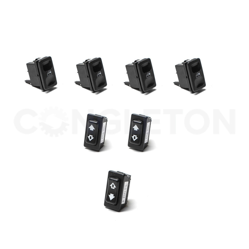 thumbnail image 2 of Britpart AMR2496 Electric Window Switch Set (2 Pieces) For Land Rover Discovery I & Range Rover Classic 2 of 6