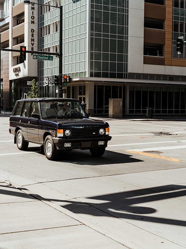 1995 Range Rover Classic on the street in Denver