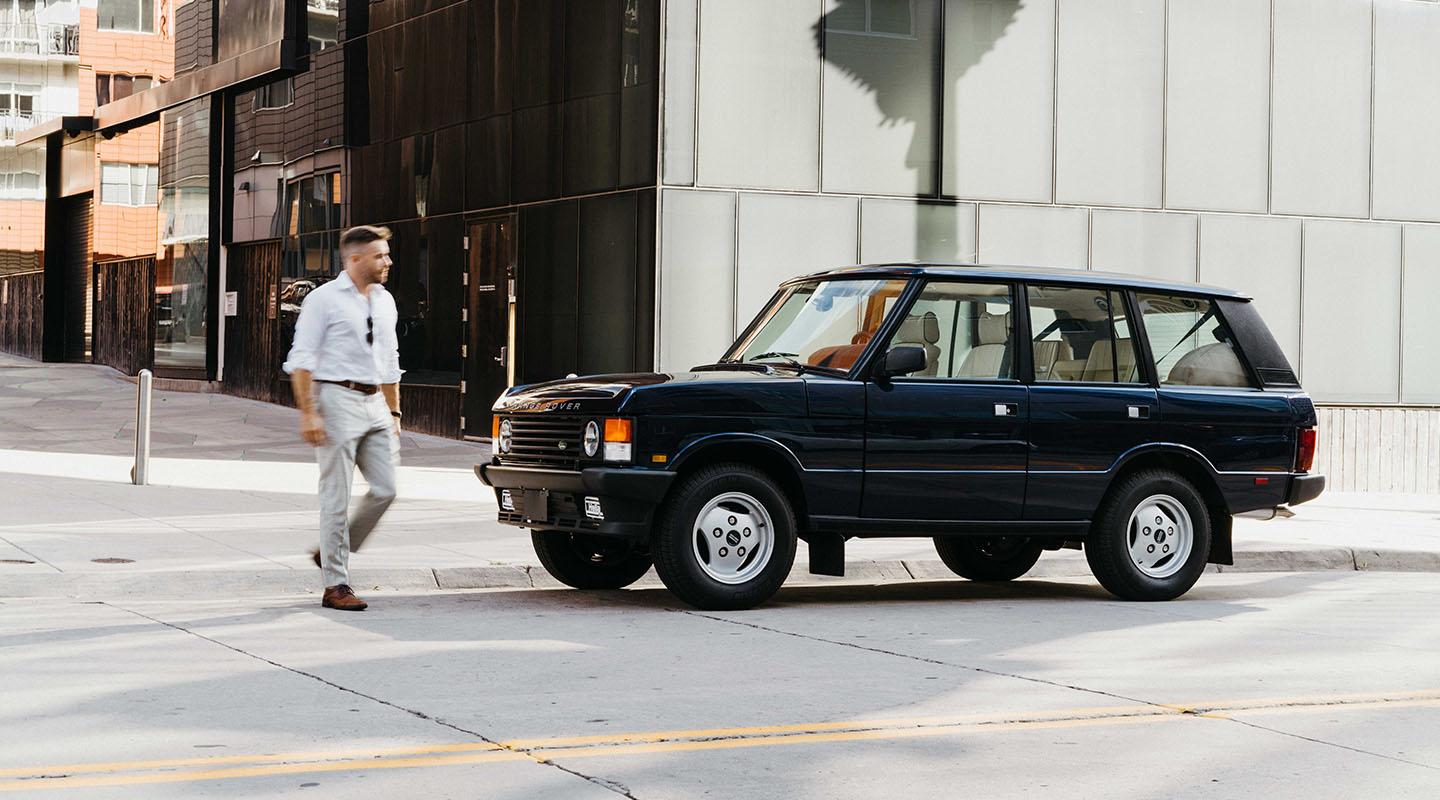 1995 Range Rover Classic on the street in Denver