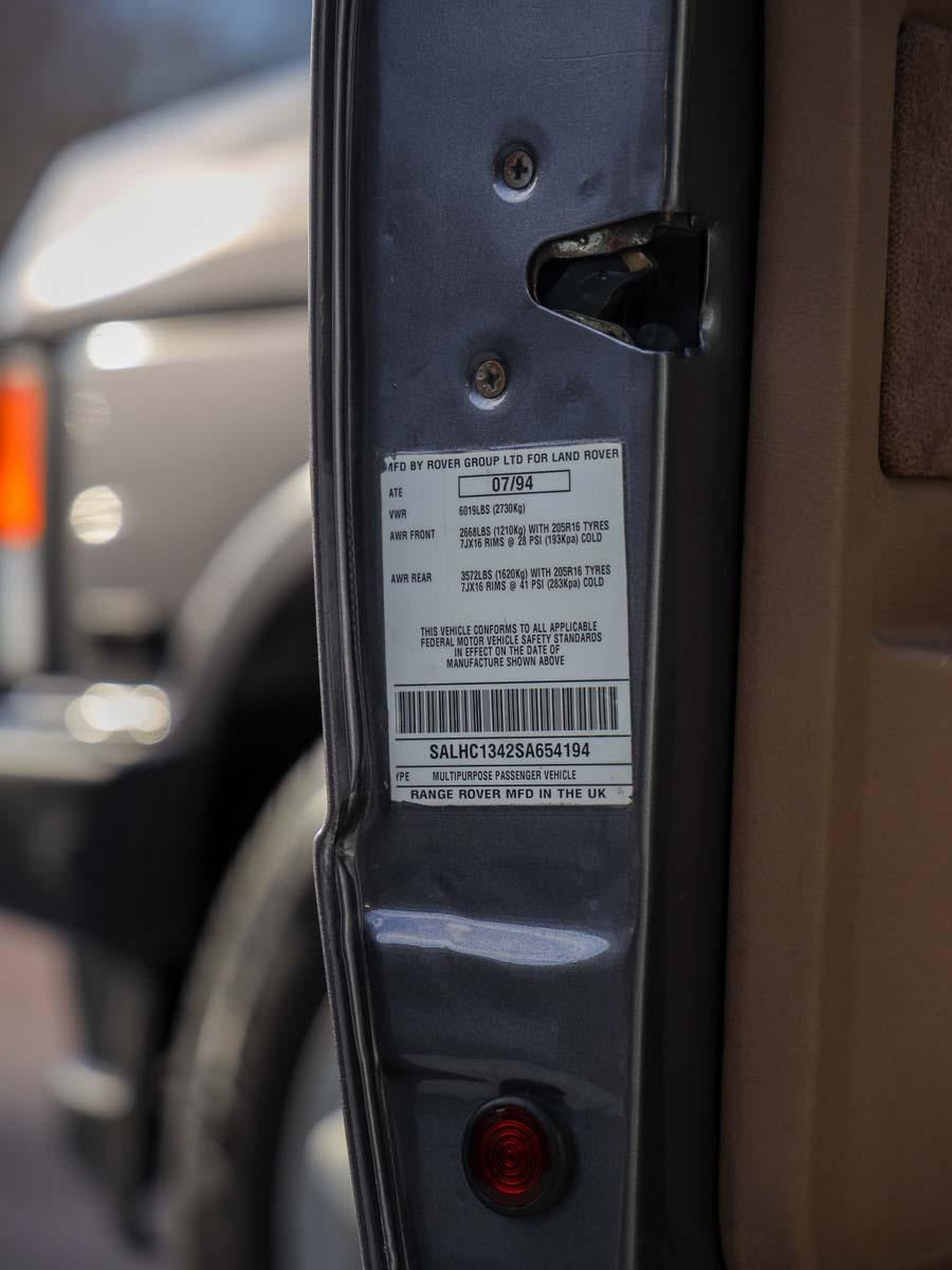 1995 Range Rover Classic