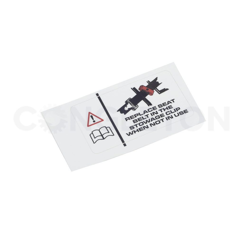 Range Rover Classic Seatbelt Sticker