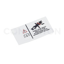 Range Rover Classic Seatbelt Sticker