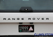 Matte Black RANGE ROVER Decal