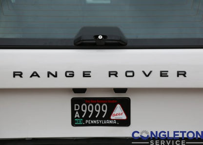 Matte Black RANGE ROVER Decal