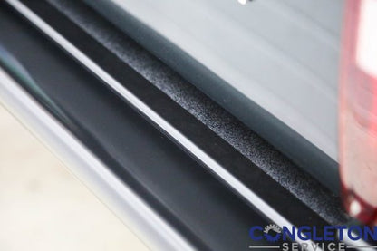 Range Rover Classic Rear Bumper Dust Seal Retainer in Chrome